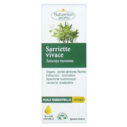 NatureSun Aroms Huile Essentielle Sarriette Vivace (Satureja montana) 10 ml
