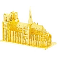 Объемная металлическая 3D модель  Notre Dame Cathedral арт.K0064/B22232T