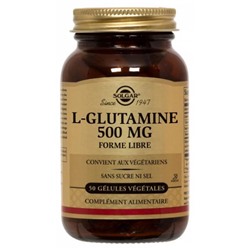 Solgar L-Glutamine 500 mg 50 G?lules V?g?tales