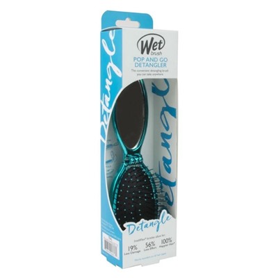 Wet Brush Расчёска для спутанных волос мини раскладная BWR823ECTE, бирюзовый