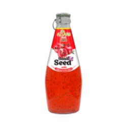 Напиток с соком граната и семенами базилика 30% (Garnet Juice with Basil Seed Drink) Aziano, Вьетнам, 290 мл. Срок до 15.10.2023.Распродажа