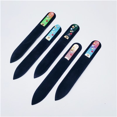 BHM Professional Хрустальная пилочка для ногтей, 4042 пузырьки, в ассортименте, 13,5 см