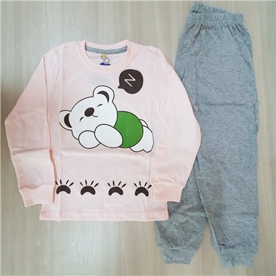 Пижама детская розовая "Панда"