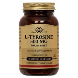 Solgar L-Tyrosine 500 mg 50 G?lules V?g?tales