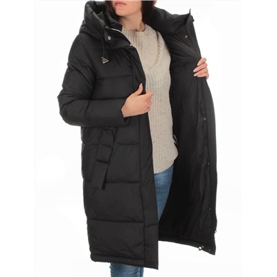 3101 BLACK Пальто зимнее женское (200 гр. тинсулейт)