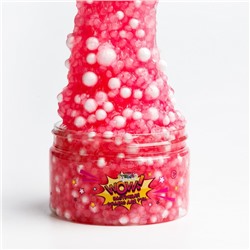Слайм «Стекло», WOW с шариками, розовый, 150 г