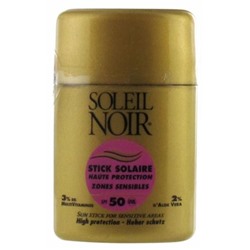 Soleil Noir Stick Solaire Zones Sensibles SPF50 10 g