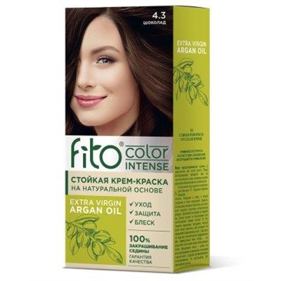 ФК /7131/ Стойкая Крем-Краска д/в "Fito color Intense" тон 4.3 Шоколад (115мл).17