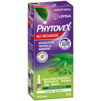 UPSA Phytovex Nez Tr?s Bouch? Spray Nasal 15 ml