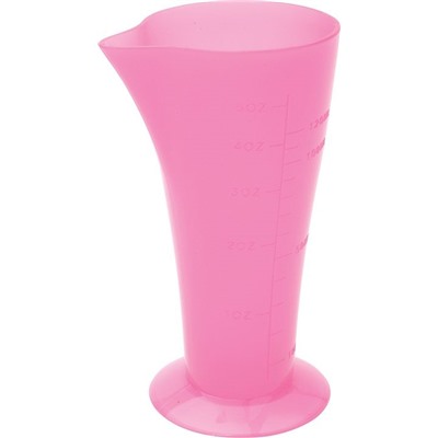 Dewal Стакан мерный с носиком JPP061P, пластик, розовый, 120 мл