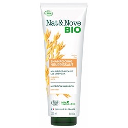 NatandNove Bio Shampoing Nourrissant Avoine 250 ml