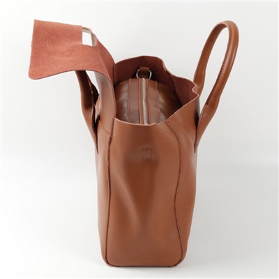 Женская кожаная сумка 1810 Браун