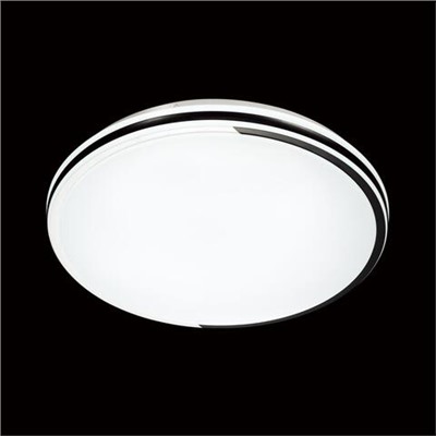 3058/EL COLOR SN 012 Светильник пластик/белый/черный LED 72Вт 3000-6500К D480 IP43 пульт ДУ/RGB/LampSmart KEPA RGB