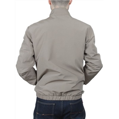 EM25057-1 BEIGE Куртка-бомбер мужская демисезонная (100 гр. синтепон)