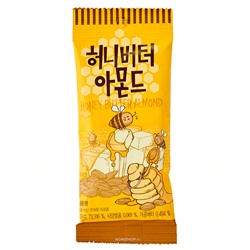 Миндаль обжаренный в медово-сливочной обсыпке, Корея 30 г Акция