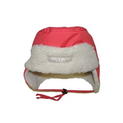 W1055 BF Зимняя шапка-ушанка красная