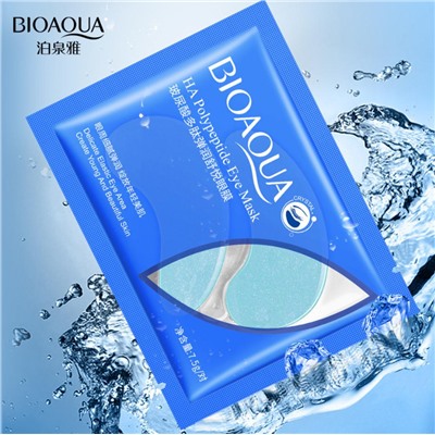 Гидрогелевые патчи для глаз Bioaqua HA Polypeptide Eye Mask (упаковка 10шт)