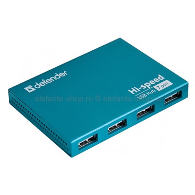 Разветвитель HUB USB 2.0 Defender Septima Slim 7Port (UM)