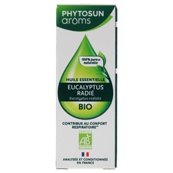 Phytosun Ar?ms Huile Essentielle Eucalyptus Radi? (Eucalyptus radiata) Bio 10 ml