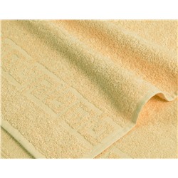 Бежевое махровое полотенце (А)