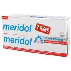 Meridol Dentifrice Soin Complet Gencives and Dents Sensibles Lot de 2 x 75 ml