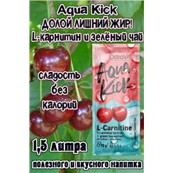 OstroVit Aqua Kick L-Carnitine 10 g - L-КАРНИТИН + ЗЕЛЁНЫЙ ЧАЙ МСК
