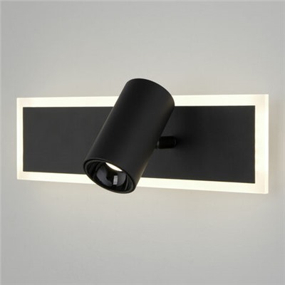Настенный светодиодный светильник с USB и Type-C 20127/1 LED черный