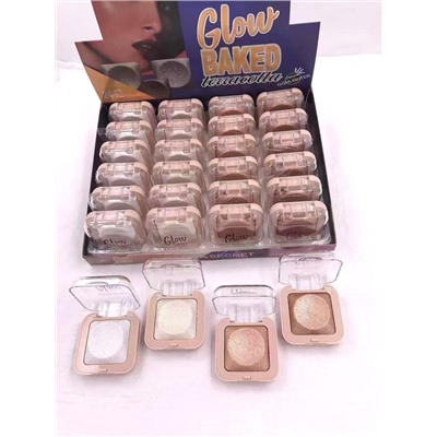 Хайлайтер Glow Terracotta Baked Powder (ряд 4шт)