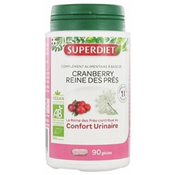 Superdiet Cranberry Reine des Pr?s Bio 90 G?lules