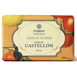 Натуральное мыло ароматом мандарина и грейпфрута Pardo Vintage Castellon (Море Кастельон) 200 г