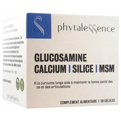 Phytalessence Glucosamine Calcium Silice MSM 30 G?lules