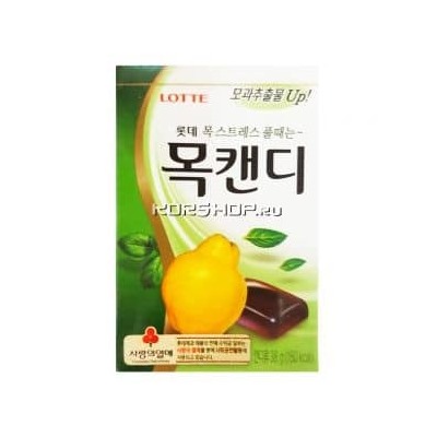 Травяные леденцы для горла Throat Candy (Herb) Lotte. Корея, 38 г Акция