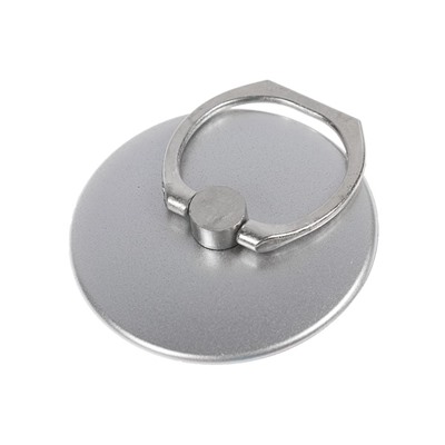Держатель-подставка с кольцом для телефона LuazON, в форме круга, серебристый