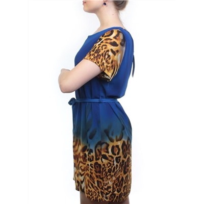 1512 BLUE Платье женское (100% полиэстер)