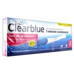 Clearblue Test de Grossesse D?tection Rapide 2 Tests