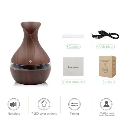 USB мини увлажнитель воздуха Wood Humidifier