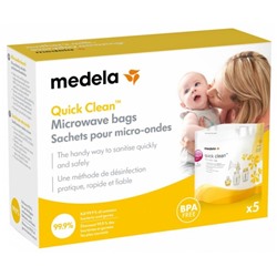 Medela Quick Clean 5 Sachets pour Micro-Ondes