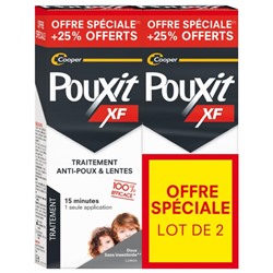 Pouxit XF Traitement Anti-Poux and Lentes Lot de 2 x 250 ml