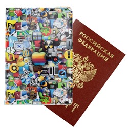 Обложка для паспорта АРТ «Логомания»