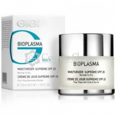 GiGi Bioplasma Moisturizer Supreme SPF-17/  Крем увлажняющий для нормальной и жирной кожи с SPF-17 50 мл