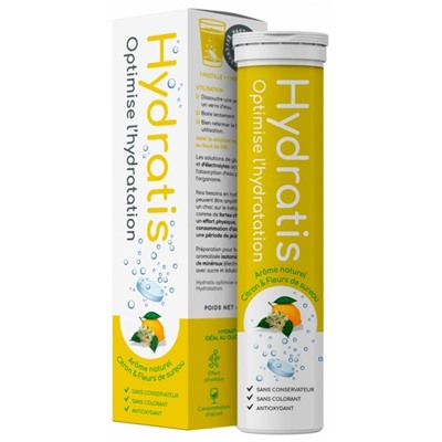 Hydratis Solution d Hydratation 20 Pastilles Effervescentes
