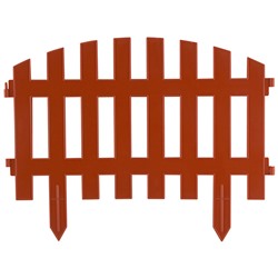 Забор декоративный "RENESSANS" терракот (5 секций)