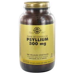 Solgar Fibre de Cosses de Psyllium 500 mg 200 G?lules V?g?tales