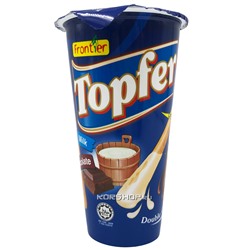 Бисквитные палочки с шоколадным и молочным кремом Topfer Frontier, Малайзия, 40 г Акция