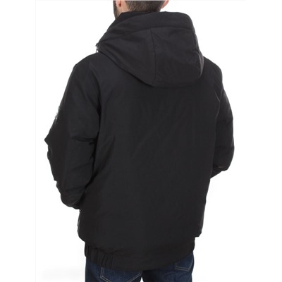4019-L BLACK Куртка мужская зимняя ROMADA (200 гр. холлофайбер)