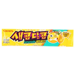Жевательная конфета со вкусом лимонада Crown, Корея, 29 г