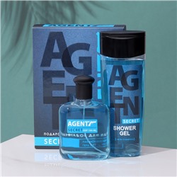 Подарочный набор для мужчин Agent Secret: гель для душа, 250 мл+ парфюмерная вода, 100 мл