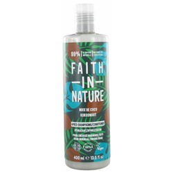 Faith In Nature Apr?s-Shampoing ? la Noix de Coco pour Cheveux Normaux ? Secs 400 ml