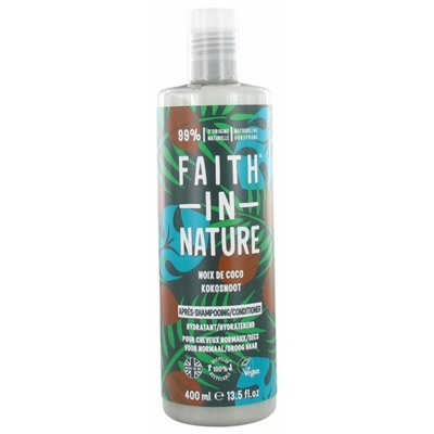 Faith In Nature Apr?s-Shampoing ? la Noix de Coco pour Cheveux Normaux ? Secs 400 ml