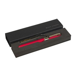 Ручка шариковая, 0.5 мм, BrunoVisconti MONACO, стержень синий, корпус Soft Touch красный, в футляре